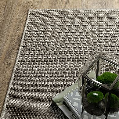 StyleHaven Celeste Solid Diamond Gray/Light Gray Indoor/Outdoor Area or Throw Rug