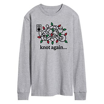 Men's Knot Again Lights Long Sleeve Graphic Tee