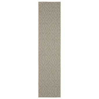 StyleHaven Celeste Woven Diamond Gray/Light Gray Indoor/Outdoor Area or Throw Rug