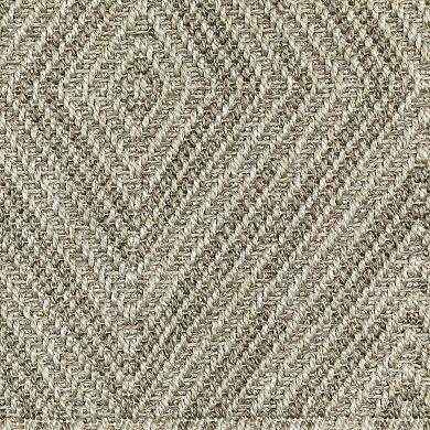 StyleHaven Celeste Woven Diamond Gray/Light Gray Indoor/Outdoor Area or Throw Rug