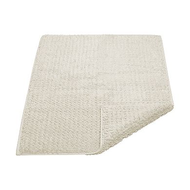 Miryana Reversible Textured Bath Rug