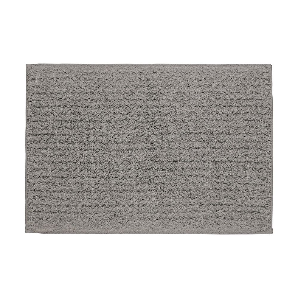 Miryana Reversible Textured Bath Rug - Charcoal