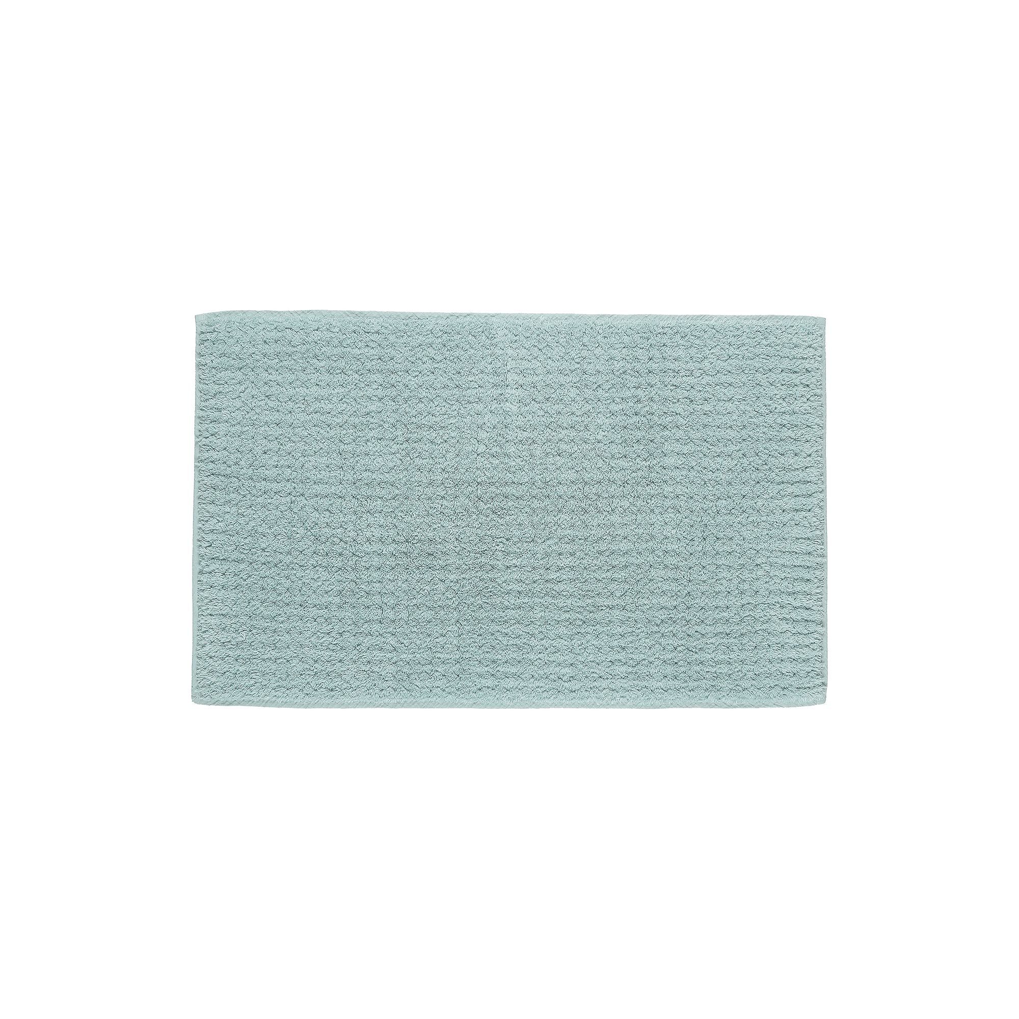 Miryana Reversible Textured Bath Rug, Cloud Blue