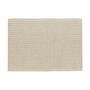 Miryana Reversible Textured Bath Rug