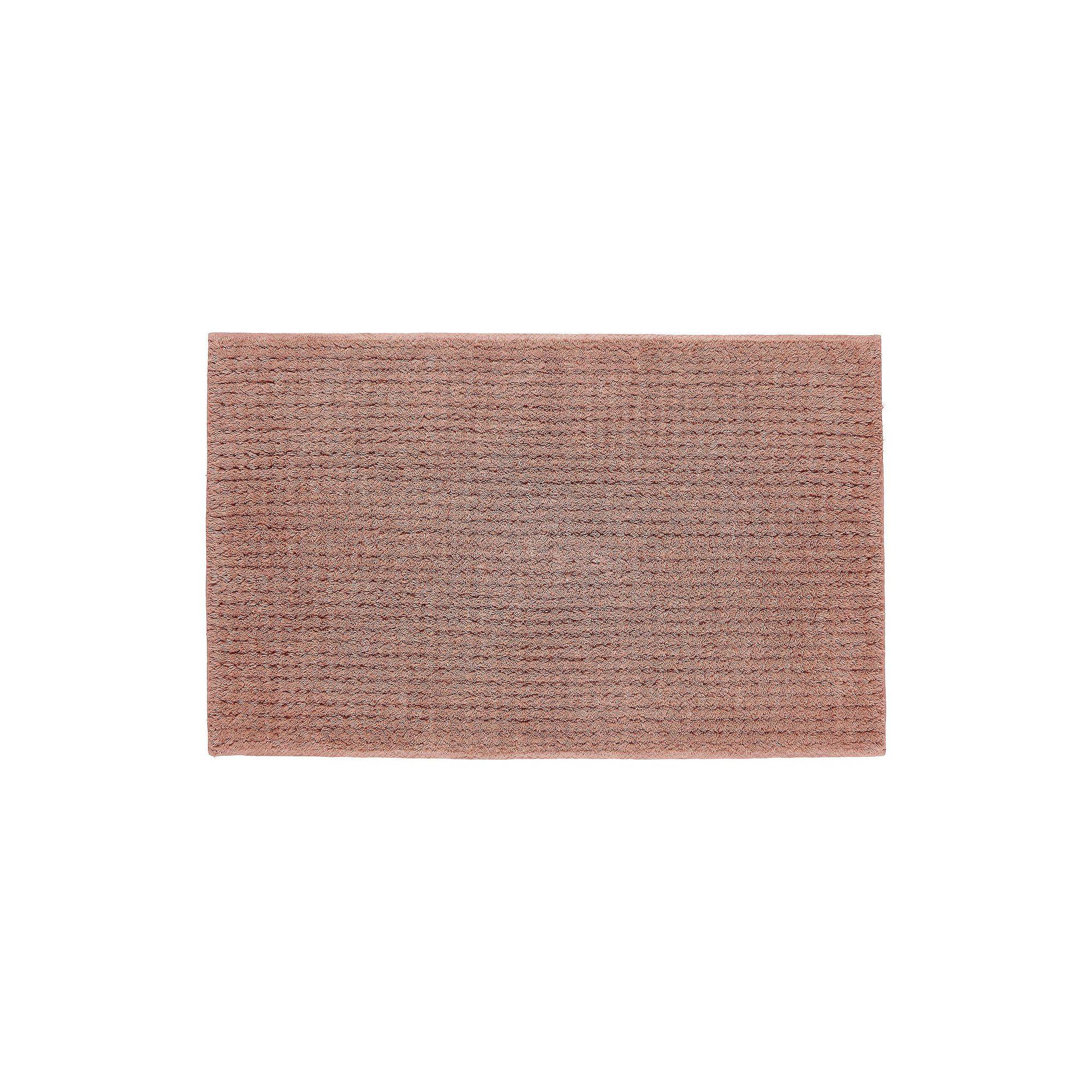 Miryana Reversible Textured Bath Rug, Spice