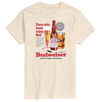Men's Budweiser Enjoy Bud Vintage Graphic Tee