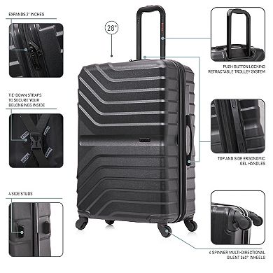 InUSA Aurum Lightweight Hardside Spinner Luggage