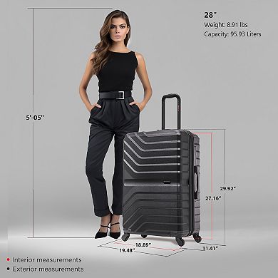 InUSA Aurum Lightweight Hardside Spinner Luggage