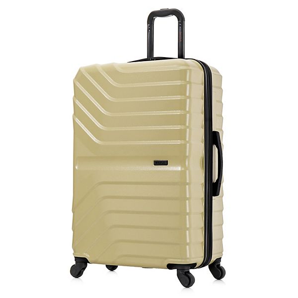 InUSA Aurum Lightweight Hardside Spinner Luggage - Champagne (24 INCH)