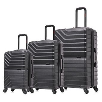 InUSA Aurum 3 pc Lightweight Hardside Spinner Luggage Set