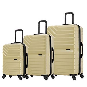 InUSA Aurum 3 pc Lightweight Hardside Spinner Luggage Set