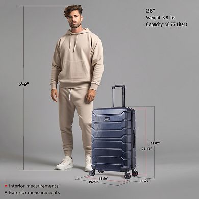 InUSA Trend Lightweight Hardside Spinner Luggage