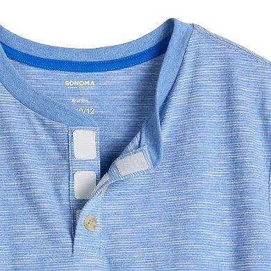 Boys 7-20 Sonoma Goods For Life® Adaptive Easy Dressing SuperSoft Henley