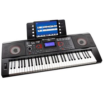 RockJam Rechargeable 61-Key Music Keyboard with MIDI