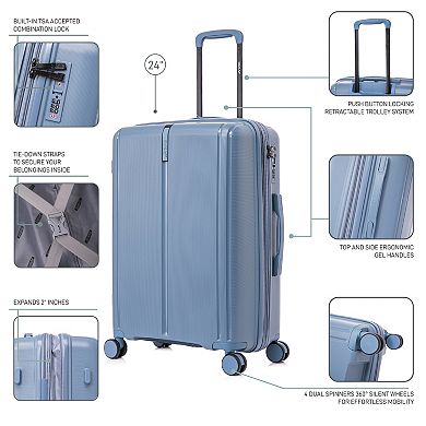 Dukap Airley Lightweight Hardside Spinner Luggage