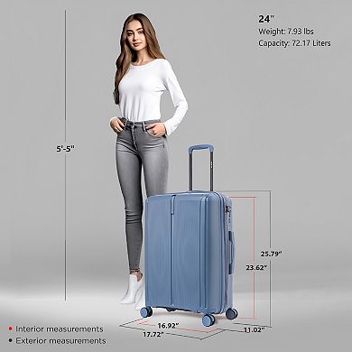Dukap Airley Lightweight Hardside Spinner Luggage