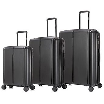 Dukap Airley 3 pc Lightweight Hardside Spinner Luggage Set