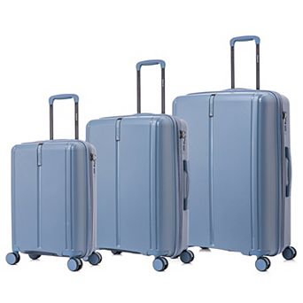 Dukap Airley 3 pc Lightweight Hardside Spinner Luggage Set