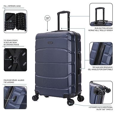 Dukap Sense Lightweight Hardside Spinner Luggage
