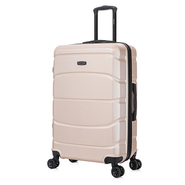 Dukap Sense Lightweight Hardside Spinner Luggage - Champagne (20 CARRYON)