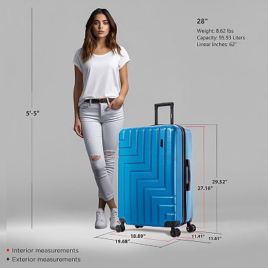Dukap Zahav Lightweight Hardside Spinner Luggage