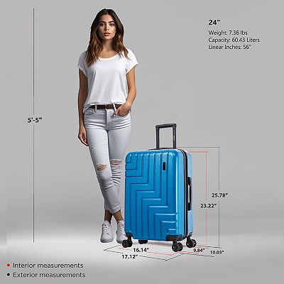 空中都市、ビュエルバ セット Dukap Zahav Lightweight Hardside Spinner Luggage