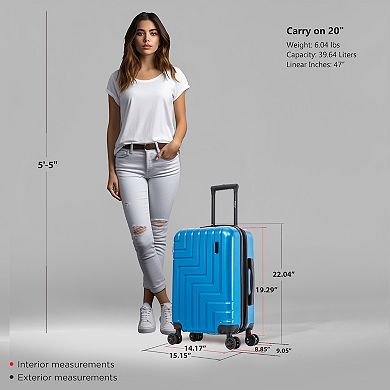 Dukap Zahav Lightweight Hardside Spinner Luggage