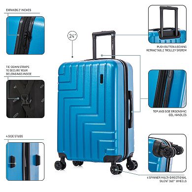 Dukap Zahav Lightweight Hardside Spinner Luggage