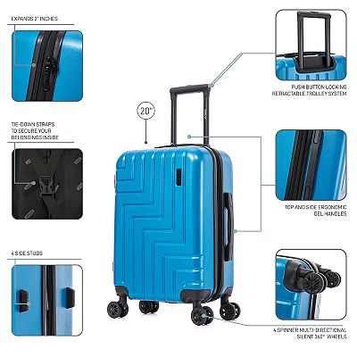 空中都市、ビュエルバ セット Dukap Zahav Lightweight Hardside Spinner Luggage