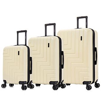Dukap Zahav 3 pc Lightweight Hardside Spinner Luggage Set