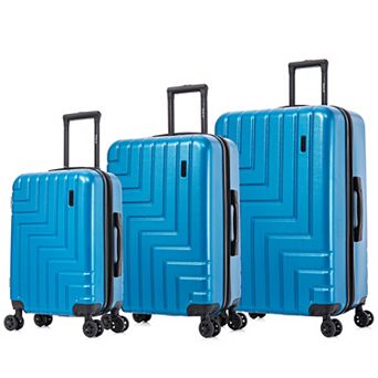 Dukap Zahav 3 pc Lightweight Hardside Spinner Luggage Set