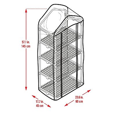 Miracle-gro Mini Greenhouse: Easy Assembly, Outdoor, Grow House
