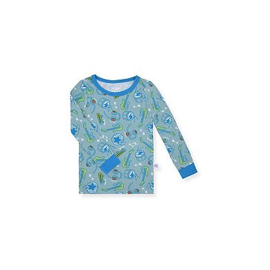 Sleep On It Infant & Toddler Boys 2-Piece Super Soft Jersey Snug-Fit Pajama Set w Matching Socks
