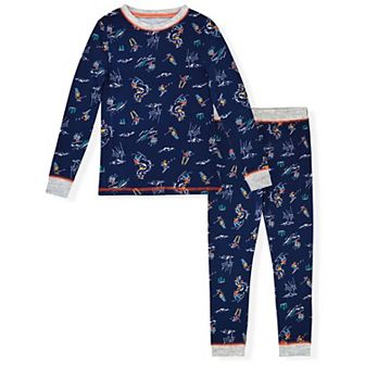 Sleep On It Boys 2 pc Super Soft Jersey Snug-Fit Pajama Top and Pajama Pants Set
