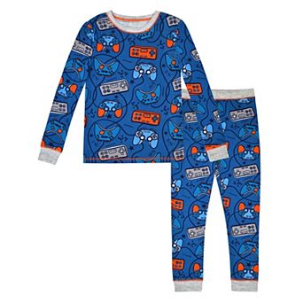 Sleep On It Boys 2 pc Super Soft Jersey Snug-Fit Pajama Top and Pajama Pants Set