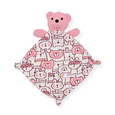 Sleep On It Infant Boys Soft Snuggle Jersey Zip-Up Coverall Pajama with Blankey Buddy