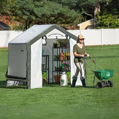 Miracle-gro Walk-in Greenhouse: Easy Assembly, Compact, Outdoor, Plant Grow House