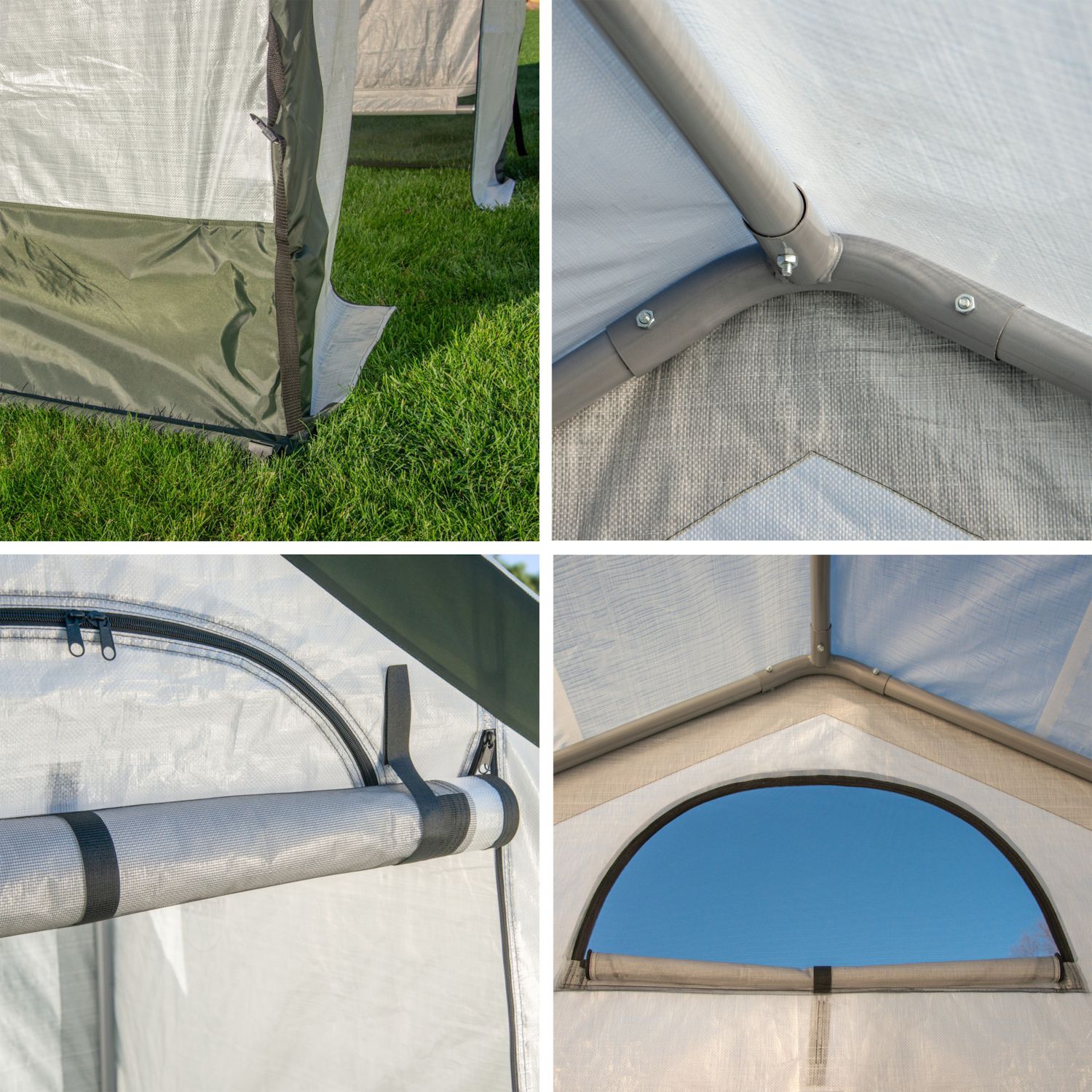 Miracle-Gro 6 x 6 x 6 ft White Greenhouse - Thumbnail 3