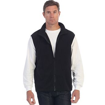 Gioberti Men's Full Zipper Polar Fleece Vest
