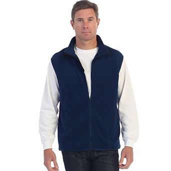 Gioberti Men's Full Zipper Polar Fleece Vest