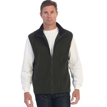 Gioberti Men's Full Zipper Polar Fleece Vest