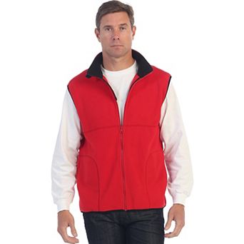Gioberti Men's Full Zipper Polar Fleece Vest