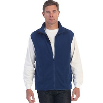 Gioberti Men's Full Zipper Polar Fleece Vest
