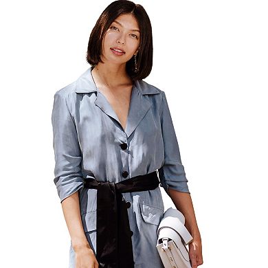 Cielo Blue Blazer Dress