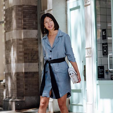 Cielo Blue Blazer Dress