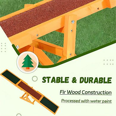 Pet Ramp with High-Traction Anti-Slip Surface - Supports Pets Up to 110 lbs