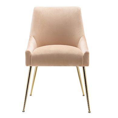 Westintrends Upholstered Velvet Accent Chair