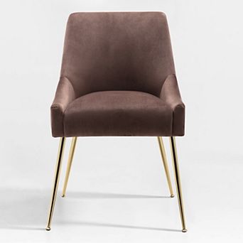 Westintrends Upholstered Velvet Accent Chair