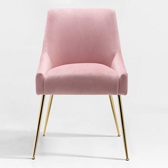 Westintrends Upholstered Velvet Accent Chair