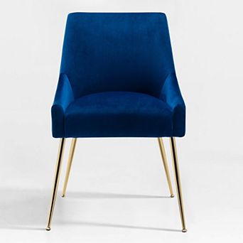 Westintrends Upholstered Velvet Accent Chair